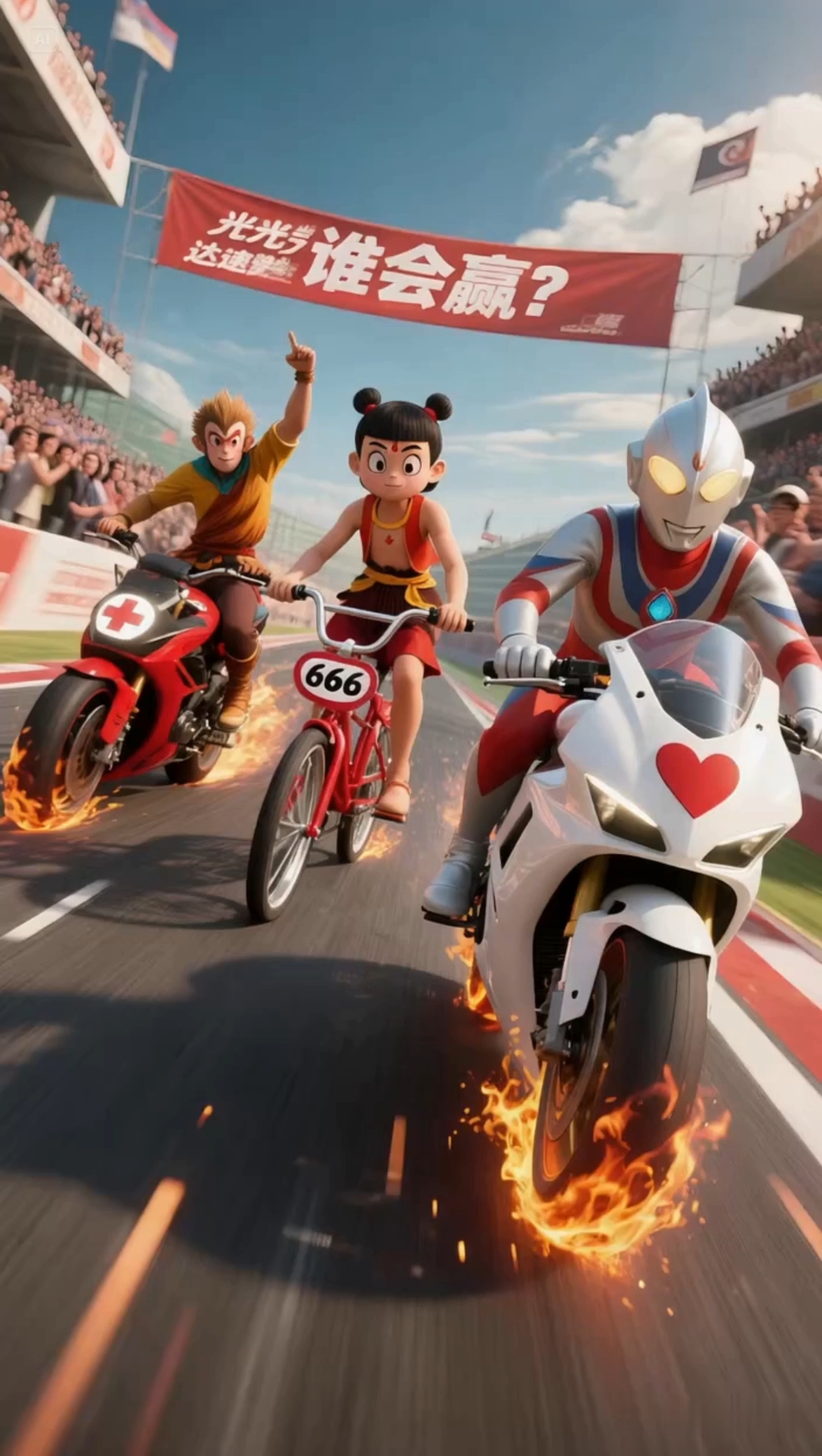 一场经典之战！赛车点燃球迷热情的简单介绍